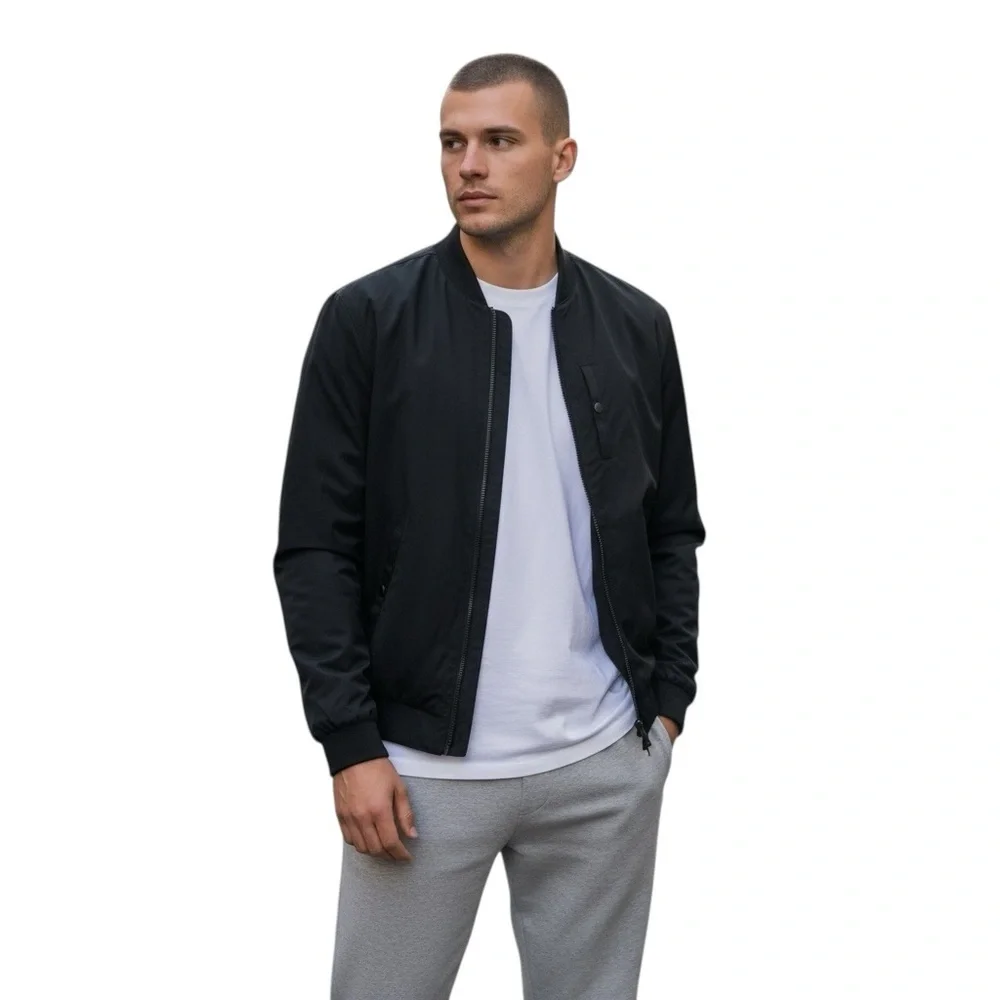 John Varvatos Bomber Jacket XXL Black